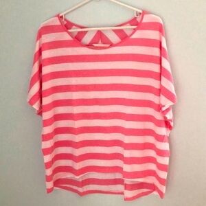 Victoria’s secret oversized striped top NWOT size SP